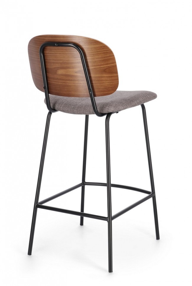 2x Sgabello cucina grigio 43.5x52.5x93.5