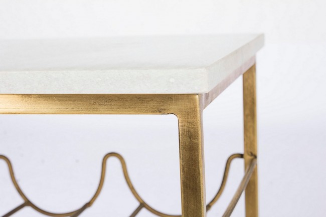 Tavolino in marmo 39x29x65h