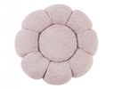 Pouff floreale rosa antico D.65x35h