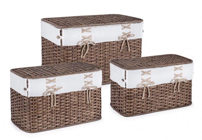 Oggetti simplici rettangolari 56x33x33h, 61x36x38h, 66x41x43h