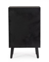 Cassettiera nera 45x30x73 in legno