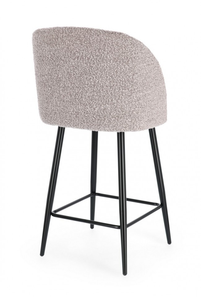 2x Sgabello cucina nero/visone 53x59x97