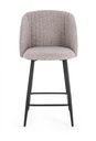 2x Sgabello cucina nero/visone 53x59x97