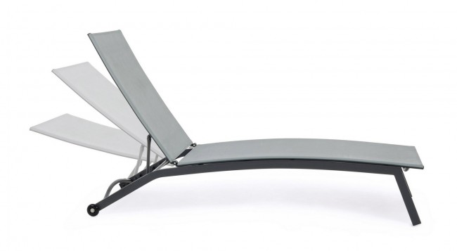 Lettino c-ruote antracite 63x195x91