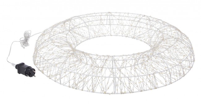 Lampada microled classica D.70x35x9h in plastica