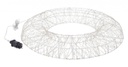 Lampada microled classica D.70x35x9h in plastica