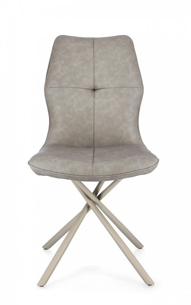 2x Sedia Kepler Ecopele 50x66x94h