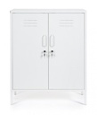 Credenza bianca 40x80x101,5h in acciaio