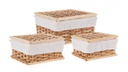 4x Set di oggetti homely 17x17x8, 20x20x10.5, 23x23x13