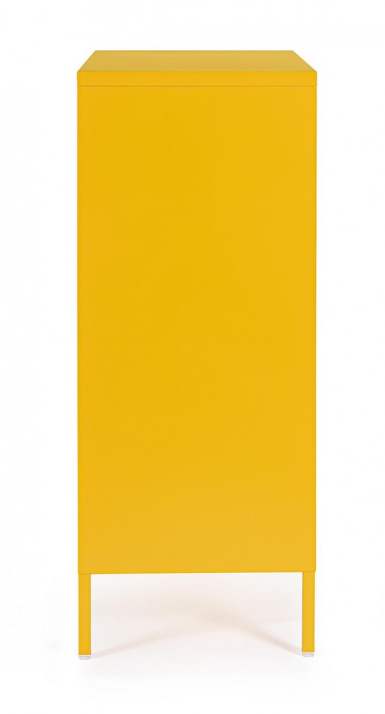 Credenza gialla 40x80x101,5h in acciaio