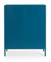 Credenza blu 40x80x101,5h in acciaio