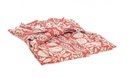 3x Kimono rosso con foglie e fiori - taglia unica