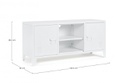 Mobile porta TV 40x120,5x58,5h bianco