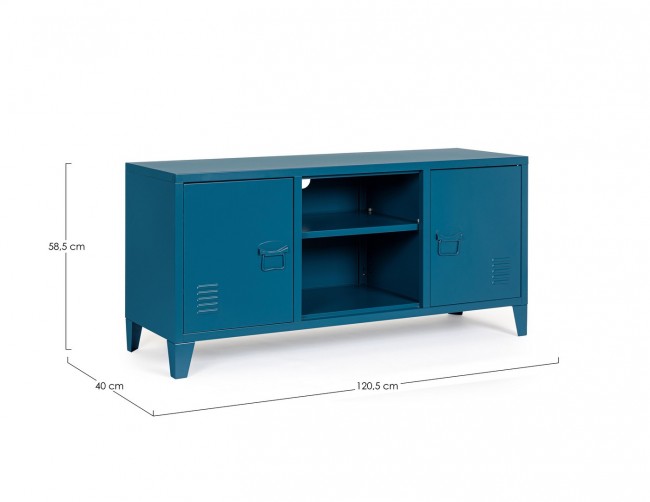 Mobile porta tv 40x120,5x58,5h in acciaio
