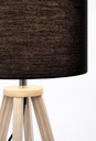 4x Lampada tavolo Stoccolma D.23x48,5h nero