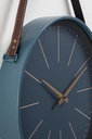 3x Orologio da parete blu 40x66 cm