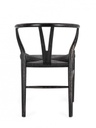 2x Sedia artemia nero 50x49.5x77h in legno