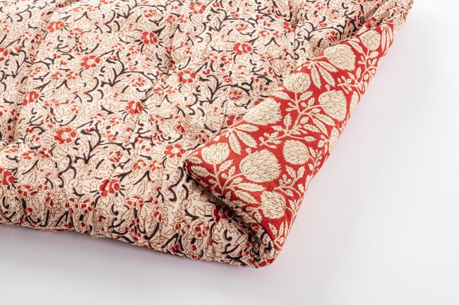 4x Cuscino pavimento lorient rosso 60x120