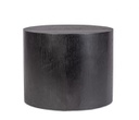 Tavolino nero in legno D.50 x 40h