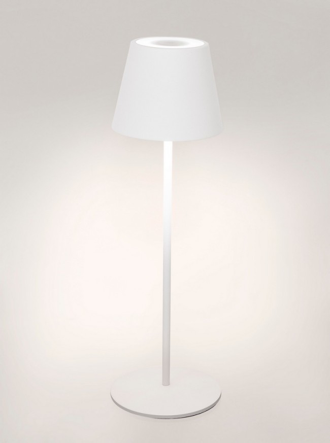 Lampada tavolo led Etna bianco D.12 x 38h