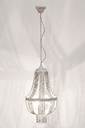 Lampadario corona 3 luci D.35x61h in metallo