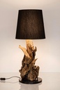 Lampada tavolo legno D.35x82h