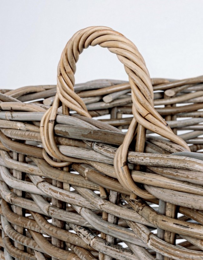 Cesto in fibre naturali 28x28x36h, 38x38x43h, 48x48x50h, 59x59x57h