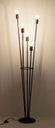 Piantana fiaccola 34x30x155h nero 5 luci