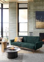 Piantana fiaccola 34x30x155h nero 5 luci