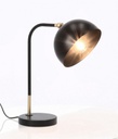 2x Lampada tavolo Glasgow nero 32,5x20x41h