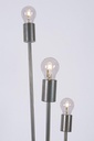 Piantana fiaccola 34x30x155h argento