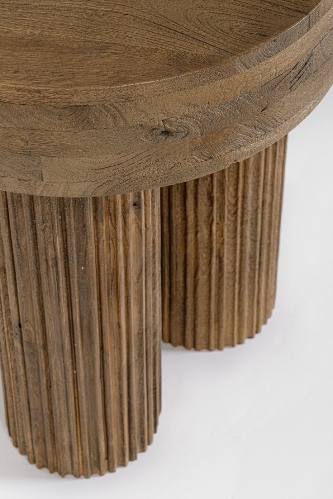 Tavolino Dacca marrone D.45x50h in legno