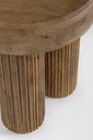 Tavolino Dacca marrone D.45x50h in legno
