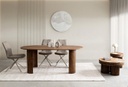 Tavolino Dacca marrone D.45x50h in legno