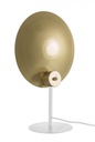 2x Lampada tavolo design bianco-oro 30x17,5x46h