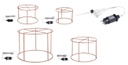 Cilindro microled classico D.25x18h, D.30x20h, D.38x28h, D.50x38h
