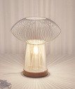 2x Lampada tavolo ciad bianco D.28x31,5h