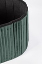 2x Pouf in velluto verde 76x38x38