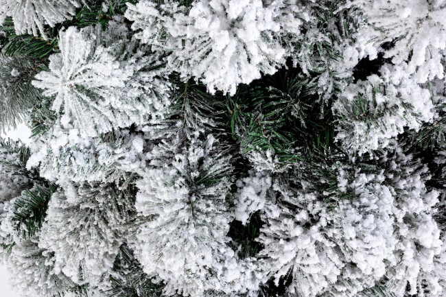 Albero innevato D.140x240h in PVC