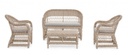 Tavolino 80x50x40 in alluminio