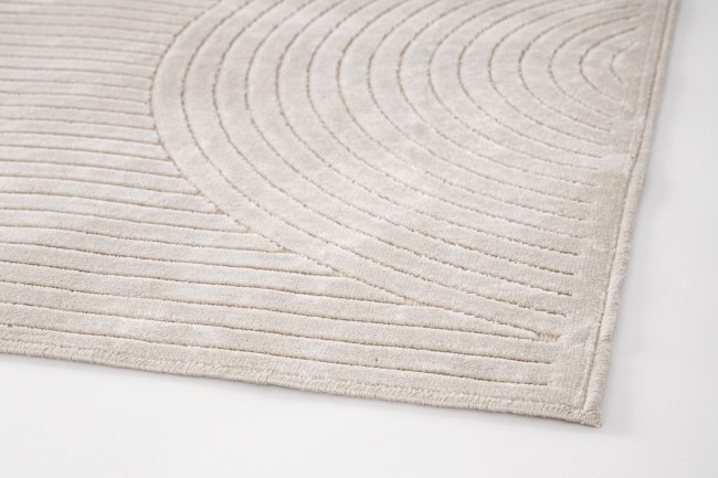 Tappeto beige 160x230 in tessuto