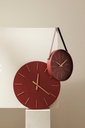 2x Orologio da parete mattone D.60x5h in legno