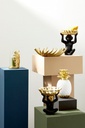 2x Scimmia decorativa nera 23x22,8x33h