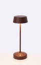 Lampada tavolo led marrone D.11 x 33h cm