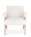 Poltrona faiza avorio 57.5x80x83 cm