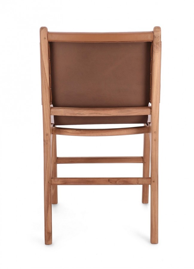 2x Sedia in pelle 46x59x85h, 45h1