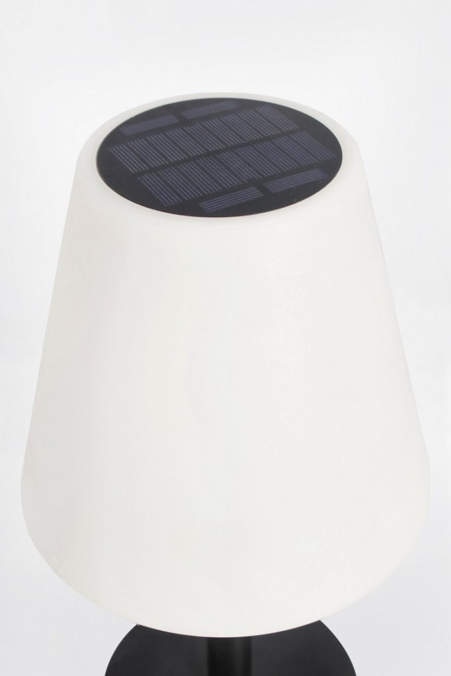 Lampada tavolo solare LED D.20 x 36h, nero