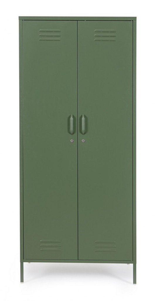Armadio 50x80x185h verde in acciaio
