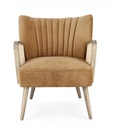 Poltrona virna mustard 64x71x79 cm