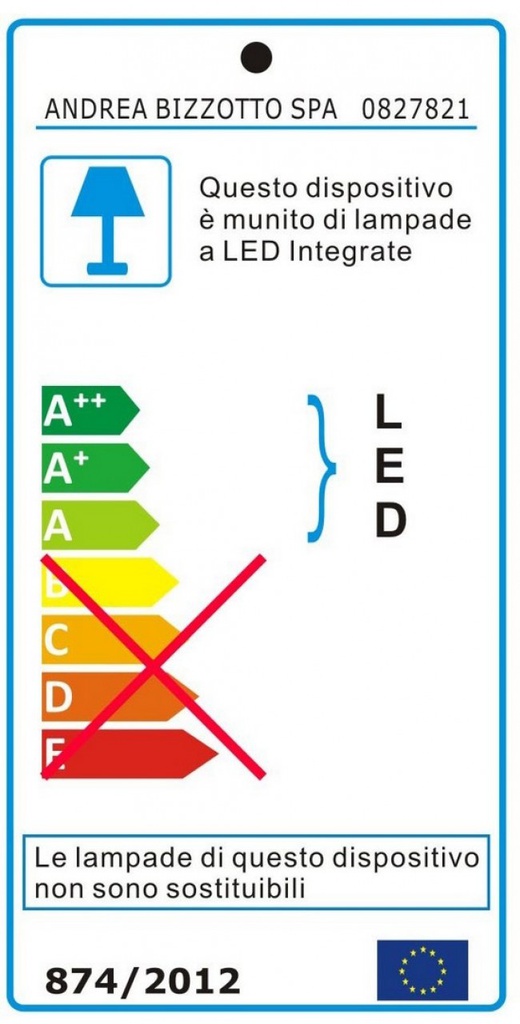 2x Lampadario LED in legno 9x9x10.5h